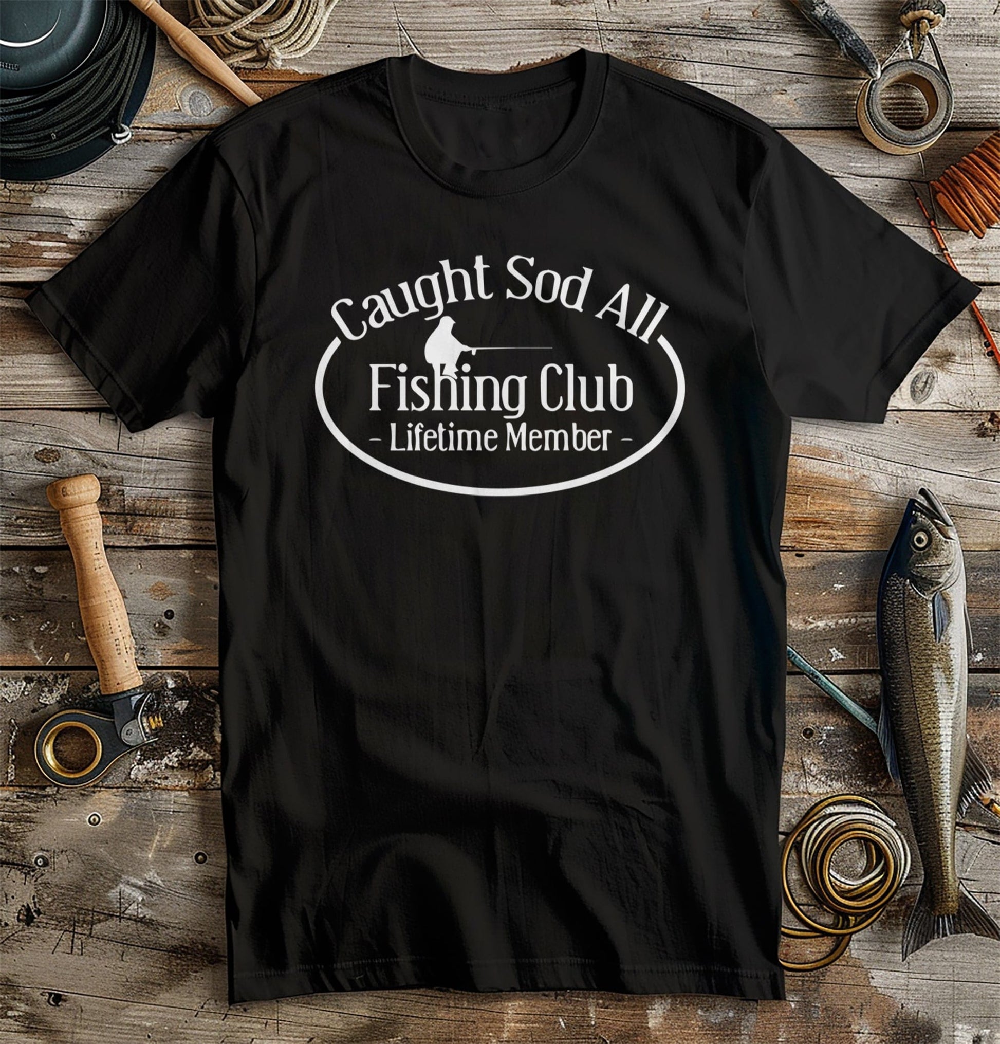 Caught Sod All  T-Shirt